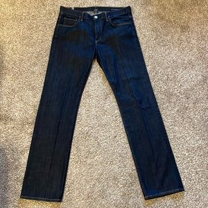 Citizens of Humanity dark wash boot cut jeans. 33/34